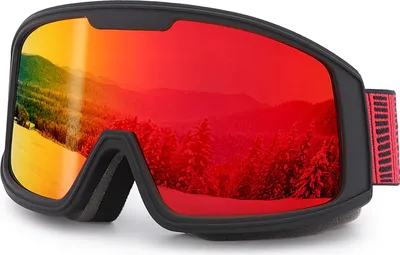 Produktbild von Klarheit Verbesserte Skibrille für Männer und Frauen Anti-Beschlag UV-Schutz Schneebrille