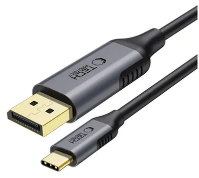 Immagine prodotto di Tech-Protect Ultraboost Cavo da Type-C a Displayport 1.4 8K 60Hz 180Cm Nero