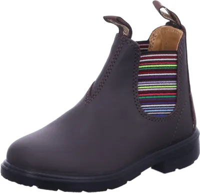 Obrázok produktu pre Blundstone Blundstone 1413 Braun Stripes Leather with Striped Elastic (Kids) Leder Größe: 34 Schmal