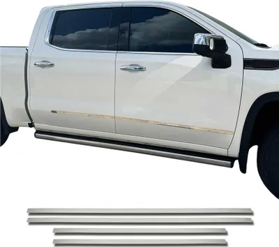 Image de Garniture Baguette de porte latérale pour Ford F150 2015-2020 en acier inox 4Pcs