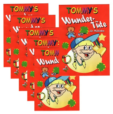 Produktbild von 6 Stück Tommy's Wundertüte Partytüte Kindergeburtstag Party Geburtstag Mädchen Überraschung