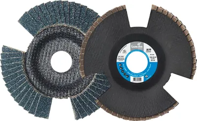 Produktbild von LUKAS Schleiflamellenteller SLTR Control Zirkonkorund ø 125 mm Korn 80