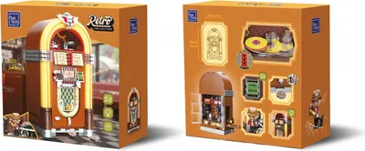 Immagine prodotto di Pantasy 85020 Retro Jukebox 1.273 pezzi blocchi da costruzione a morsetto