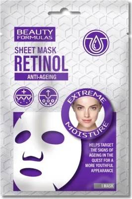 Image de BEAUTY FORMULAS_Retinol Anti-Aging Sheet Mask masque visage hydratant