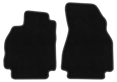 Image de Tapis avant en moquette pour Renault Megane II 2002-2008 (break) – 2 pièces, noirs, sur mesure – Wielganizator BASIC