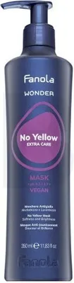 Produktbild von Fanola Wonder No Yellow Extra Care Mask neutralisierende Haarmaske gegen Vergilbung des Farbtones 350 ml