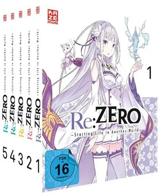 Produktbild von Re: ZERO - Starting Life in Another World (DV) GA  Gesamtausgabe, Staffel 1, Bundle