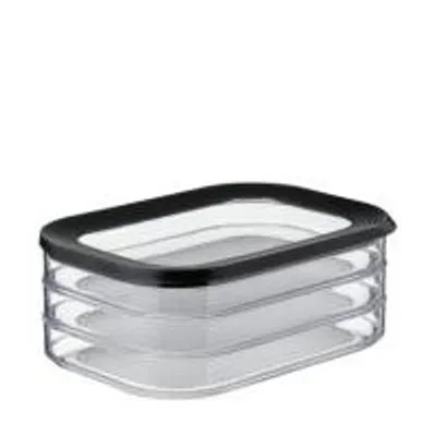 Produktbild von Mepal 2 Stück kühlschrankdose modula aufschnitt 550/3 - schwarz 106938040400