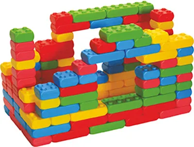 Immagine prodotto di piccoli blocchi didattici King 120 pezzi