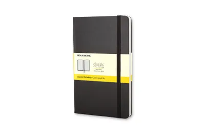 Image de MOLESKINE 701139 Notizbuch A5 kariert schw. HC