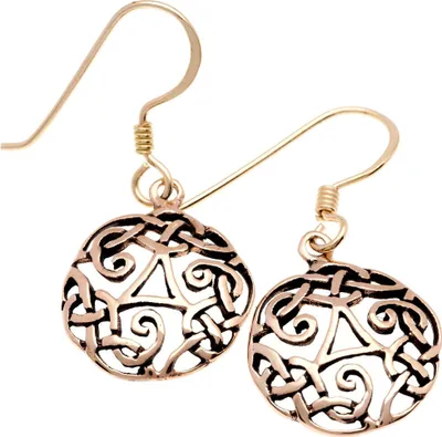 Produktbild von Ohrhänger, Ohrringe Triskele Bronze Schmuck