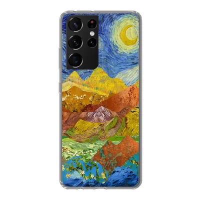 Produktbild von MuchoWow® Handyhülle Schutzhülle Hülle für Samsung Galaxy S21 Ultra Alte Meister - Collage - Van Gogh Silikon Softcase Handy Hülle - Mobiltelefon