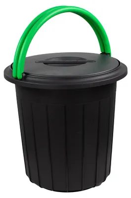 Obrázok produktu pre Eco Solution – Odpadkový kôš s vekom 16 l – zelený