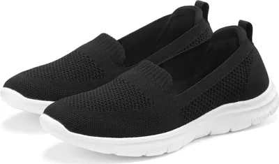 Produktbild von LASCANA Slipper Halbschuh, Sneaker, Slip-On-Sneaker, schwarz Größe 36