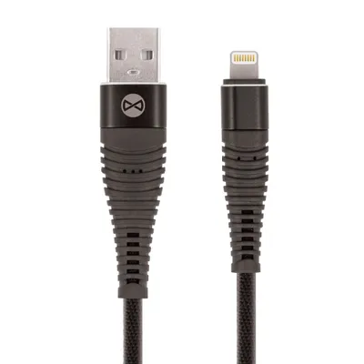 Produktbild von Forever USB Lightning Ladekabel Datenkabel Kabel 1M für iPhone 6, 6S, 6 Plus, 7, 7 Plus, 8, 8 Plus, X, XS, XS Max, XR, iPod, iPad in Schwarz