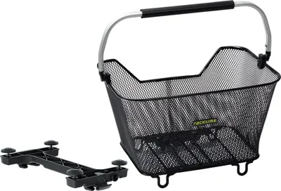 Produktbild von Racktime System Korb Baskit Deluxe 2.0 45x33x30cm, schwarz, 23ltr, Snapit 2.0