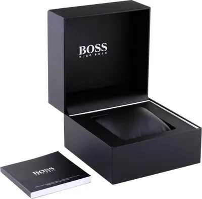 Produktbild von ChronoMeister Armbanduhr Boss Hero Chronograph 1513755 Herrenuhr Edelstahl Silber Neu