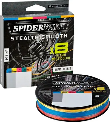 Produktbild von SpiderWire Stealth Smooth 8 Multi Color - 300m geflochtene Angelschnur, Durchmesser/Tragkraft:0.29mm / 26.4kg