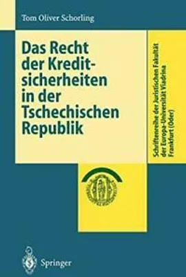 Immagine prodotto di Das Recht der Kreditsicherheiten in der Tschechischen Republik