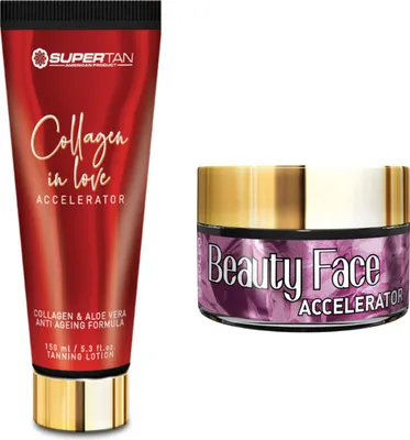 Image de Supertan Collagène dans Liebe + Pot de beauté pour le visage