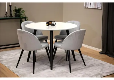 Produktbild von Esszimmertisch PLAZA runder Esstisch Ø100cm - Esszimmertisch in modernem Design