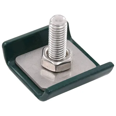 Produktbild von "SALE 2026" Gittermattenverbinder 25 Sets Grün - Zaunzubehör DE9178824