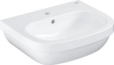 Immagine prodotto di GROHE Waschtisch Euro Keramik 55 cm, wandhängend, 1 Hahnloch, mit Ü berlauf