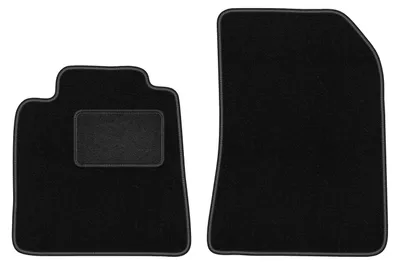 Zdjęcie produktu dla Wielganizator dywaniki welurowe LUX przednie do Renault Vel Satis liftback, hatchback (2001-2010) - czarne dywaniki samochodowe BASIC komplet (2 szt.)