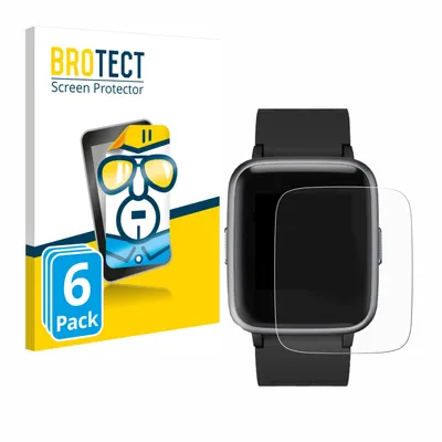 Produktbild von 6x Für Letsfit Fitness Tracker 1.3" Schutzfolie BROTECT Displayschutz Display Schutz Folie Klar Transparent