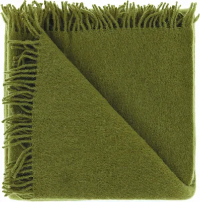 Immagine prodotto di Scialle di lana con frangia verde Yorick