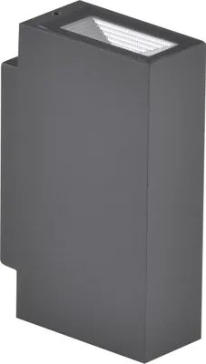 Immagine prodotto di Applique da esterno a LED ORLEAN, color grafite, 5 W, bianco neutro, 430 lm, alluminio, dimensioni: 13 x 3,5 x 8,1 cm, IP54, Polux