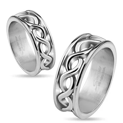 Produktbild von Edelstahl Ring Infinity Partnerring 52 (16.5 mm Ø)