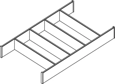 Produktbild von Hettich 9278319, Stahl, 500 mm, 43 mm, 1 Stück(e)