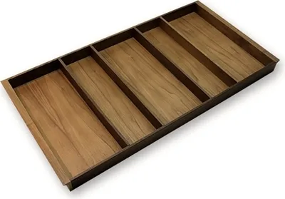Produktbild von Mehrzweckeinsatz NUSSBAUM 100er Schubl. B 896 x T 472 mm passend für Hettich ProfilPlus 16 mm Schubladen