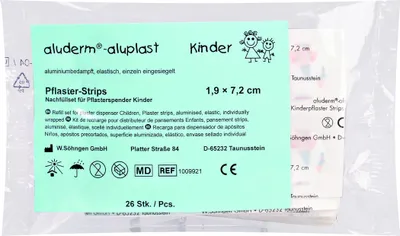 Produktbild von Söhngen aluderm®-aluplast Nachfüllset Pflasterspender KINDER, 26 Kinderpflaster