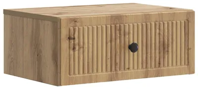 Zdjęcie produktu dla Maison Exclusive – szafka nocna z drewna dębowego Artisan, 49 x 34,5 x 20 cm, materiał drewnopochodny