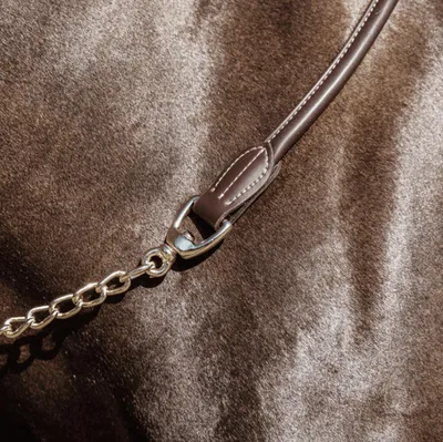 Immagine prodotto di Kentucky Horsewear Piombo a catena in pelle Piombo in pelle marrone