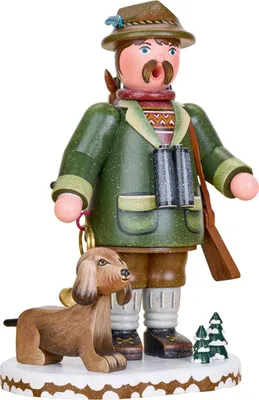 Produktbild von Winterkinder Weidmannsheil (20cm) Räuchermann von Hubrig Volkskunst