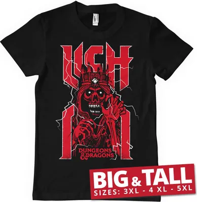 Produktbild von Lich King Epic Big & Tall T-Shirt - 4XL - Black