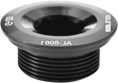 Immagine prodotto di Pedivella per bicicletta in alluminio con dado e vite - Resistente - Hollowtech - Nera - Accessori per biciclette