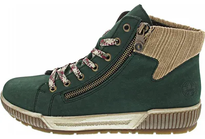 Produktbild von Rieker Schnürstiefelette Grün in Gr. 36