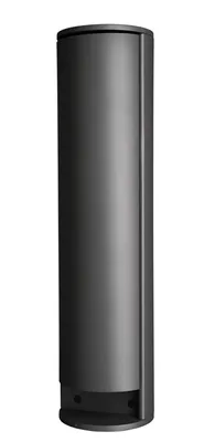 Produktbild von Steckdosensäule rund grau 2-fach IP44 40 cm Höhe