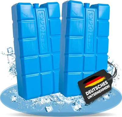 Produktbild von 2 x NEMT Kühlakku 750 ml Kühlelemente für die Kühltasche oder Kühlbox Kühlakku