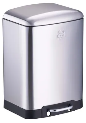 Produktbild von Dirt Devil Tretmülleimer 12L – Mülleimer Küche mit Soft Close – Abfalleimer aus