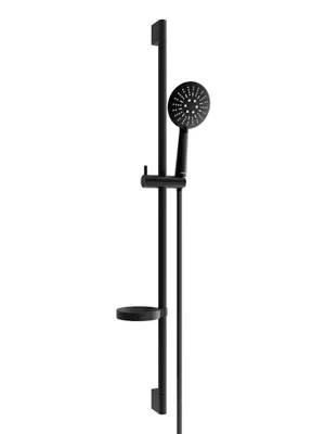 Produktbild von Mexen DS67 Duschset verschiebbar, schwarz - 785674583-70