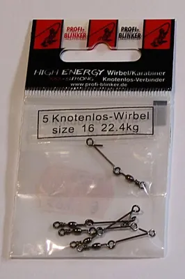 Produktbild von Profi Blinker Knotenlos-Wirbel 5er Größe: 8