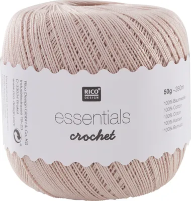 Produktbild von Rico Design Essentials Crochet, 50 g Puder