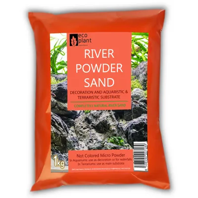 Obrázek produktu pro Eco Plant říční písek 1Kg - jemný říční písek pro akvária