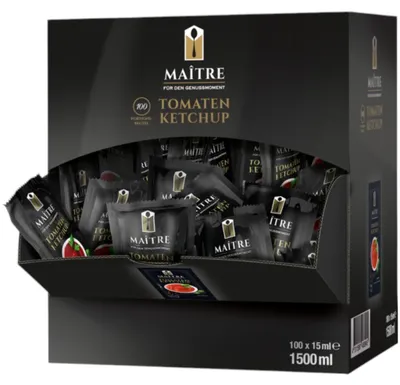 Produktbild von Maitre Tomaten Ketchup 100 x 15ml
