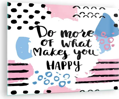 Produktbild von Bilder auf glas - Worte Motivation glücklich Nachricht - 70x50cm - Glasbilder - Wandbilder - Kunstdruck - Wanddekoration aus Glas - Glas Bilder - Wandbild auf Glas - GAA70x50-2878